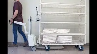 Electrodrive's powered Gzunda linen mover demonstration