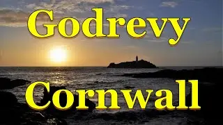 Godrevy Lighthouse Sunset. Cornwall .