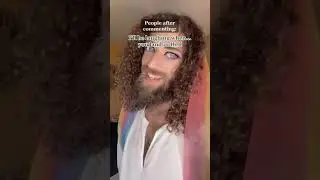 Christians Acting Sweet after Bullying in Comments | Gay Jesus Tiktok Trend #shorts
