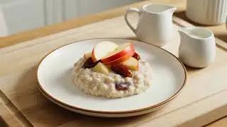 Apple-spiced porridge Gordon Ramsay