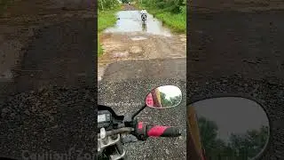 Water Overflow from Bridge, Dangerous Driving | Caution Bites #shorts #caution #dengerousdriving