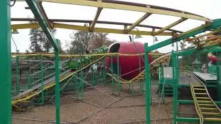 African Big Apple Coaster Ride At West Midlands Safari Park, 29 October 2016