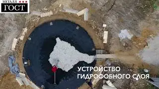Фундамент резервуара РВС - установка