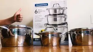 Unboxing and Review of Tramontina sauce pot set ( Not Paid Review/ Not Sponsored video)