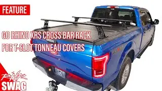 Go Rhino XRS Cross Bar Rack for Tonneau Covers w/ T-Slot - RHRSwag
