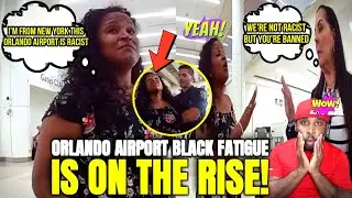 Stereotypical Ghetto Black Woman From New York Plays The Race Card After Airport Denied Her Boarding