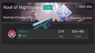 Destiny 2 Solo Nezarec glacial quake titan (episode revenant act 2)