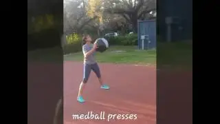 Medicine ball conditioning workout
