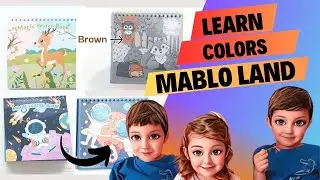 Learn colors FAST playing with a magic water book | for kids