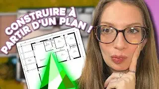 Je construis une maison à partir d'un plan ! Sims 4 Challenge Construction