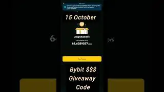 15 October Bybit New Crypto Box Giveaway Code Today 2024.