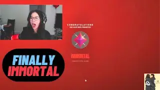 Kyedae's EMOTIONAL REACTION after finally reaching IMMORTAL