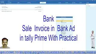 How to Bank AD in Sale Invoice Tally Prime With Practical, How to Sale bill in Bank details,