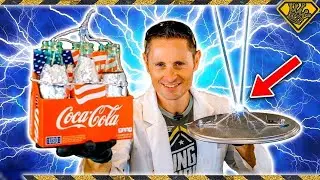 How To Make Lightning ⚡ With Coke Bottles?! The King Of Random Lightning In A Bottle Experiment