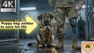 Wounded Dog cub BEGS Soldier &lsquo;Please Don&rsquo;t Let Me Die&rsquo;&hellip; His Response Left Everyone in Tears 😢