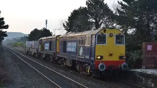 #485: DRS Class 20308 & 20305 pass Colwyn Bay (23/04/2015)