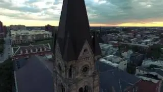 Baltimore Church Sunrise | Wonderfly Aerial (4K)