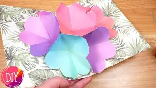 Blumenstrau&szlig; Karte zum Muttertag! 💐3D Popup Karte DIY Idee💐