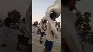 marching band full rehearsal of 