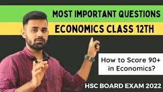 Economics Class 12 Important Questions | hsc board exam 2022 Maharashtra