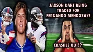 Die Hard Giant Fan Reacts To Jaxson Dart Takes About Being Traded For Fernando Mendoza! Crashes Out!