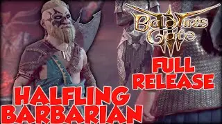 Baldur's Gate 3 Full Release Playthrough Session 1: Halfling Barbarian Bite Sized Bill