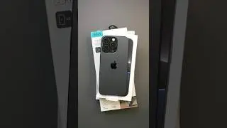 iPhone 16 Pro Unboxing With Screen Protector & Nomad Case #iphone16 #iphone16pro #phonecase #asmr