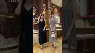 ［Herlipto］身長別で同じワンピースを着てみた🧡 #shorts