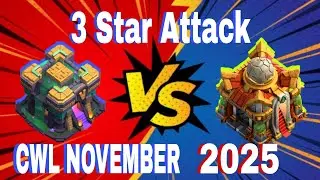 CWL NOVEMBER 2025 // Super Hog Rider attack strategy // Easy To 3 Star 