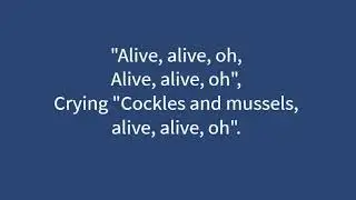 The Dubliners - Molly Malone (Lyric video)
