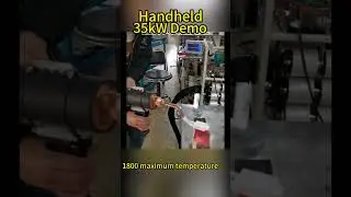 Handheld 35 kW heating rate#induction #brazing #heating