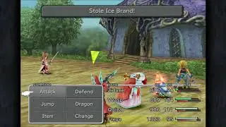 Final Fantasy 9 Stealing Ice Brand