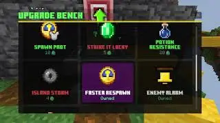 The squads play different game modes on Minecraft