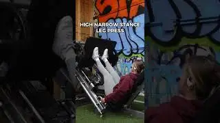 High Narrow Stance Leg Press