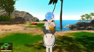 [Unity3d] Sweet Island Remake - Project H-Games Survival (Test Scene) !