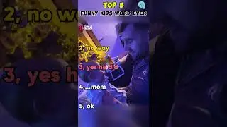 Kids funny word  #ai #funny #food #asmr #memes #funnyshorts #cartoon #top #cooking #youtubeshorts