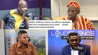 Asiedu Nketia Squeeze Balls Of Sefa Kayi As NDC Rejects His Backdoor Apology. Huntor & Kevin React