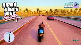 PCJ 600 Motorcycle Ride Around Vice City | GTA Vice City: Definitive Edition | Nostalgia