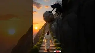 THE DEVIL TRIED TO CRUSH JESUS... BUT GOD'S POWER SPLIT THE STONE 🙏🔥 🪨 #jesus #faith #shorts