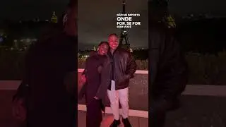TOUR DE LUXO E ROMANCE! CASAL DE MILH&Otilde;ES   Jojo e Thiago realizam sonho na Torre Eiffel