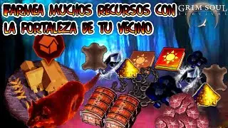 ¿Cómo farmear muchos recursos con un vecino? Grim Soul Survival [2022](KSC)