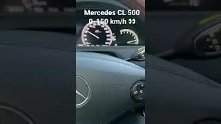 Mercedes CL 500 0-150 km/h