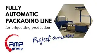 Strojplast automated packing line with 4 RUF briquetting presses