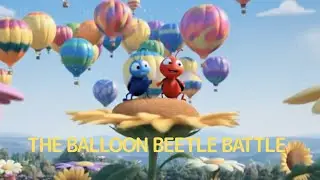 THE BALLOON BEETLE BATTLE #cartoon #animation