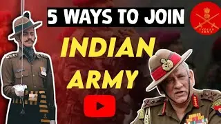 5 best ways to join Indian Army in 2025