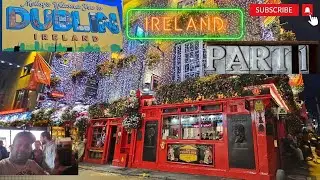 Dublin,Ireland Vlog 🇮🇪 Part 1/2 -Visiting the famous Temple Bar plus more.