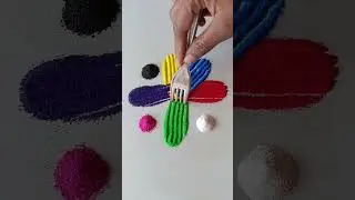 simple Rangoli, satisfying rangoli, Easy rangsatisfying #asmroli, Tricks and tips,ASMR#rangol