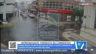 IMPRESIONANTE TORMENTA EN CORRIENTES