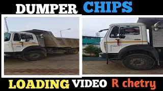 Dumper chips loading unloading video #2 vlog