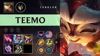 Teemo Jungle vs Kindred - NA Master Patch 25.24